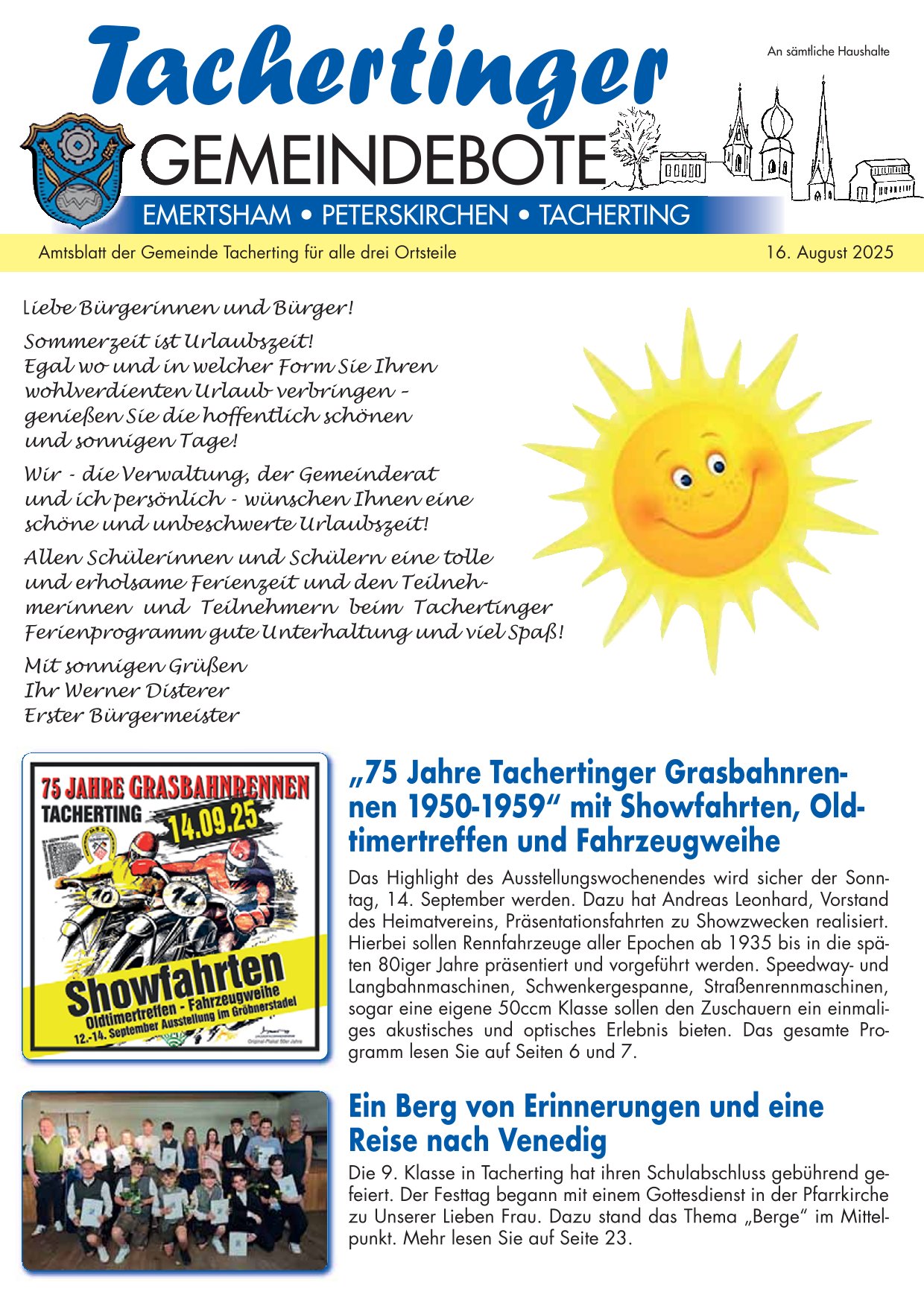 Gemeindebote August 2025