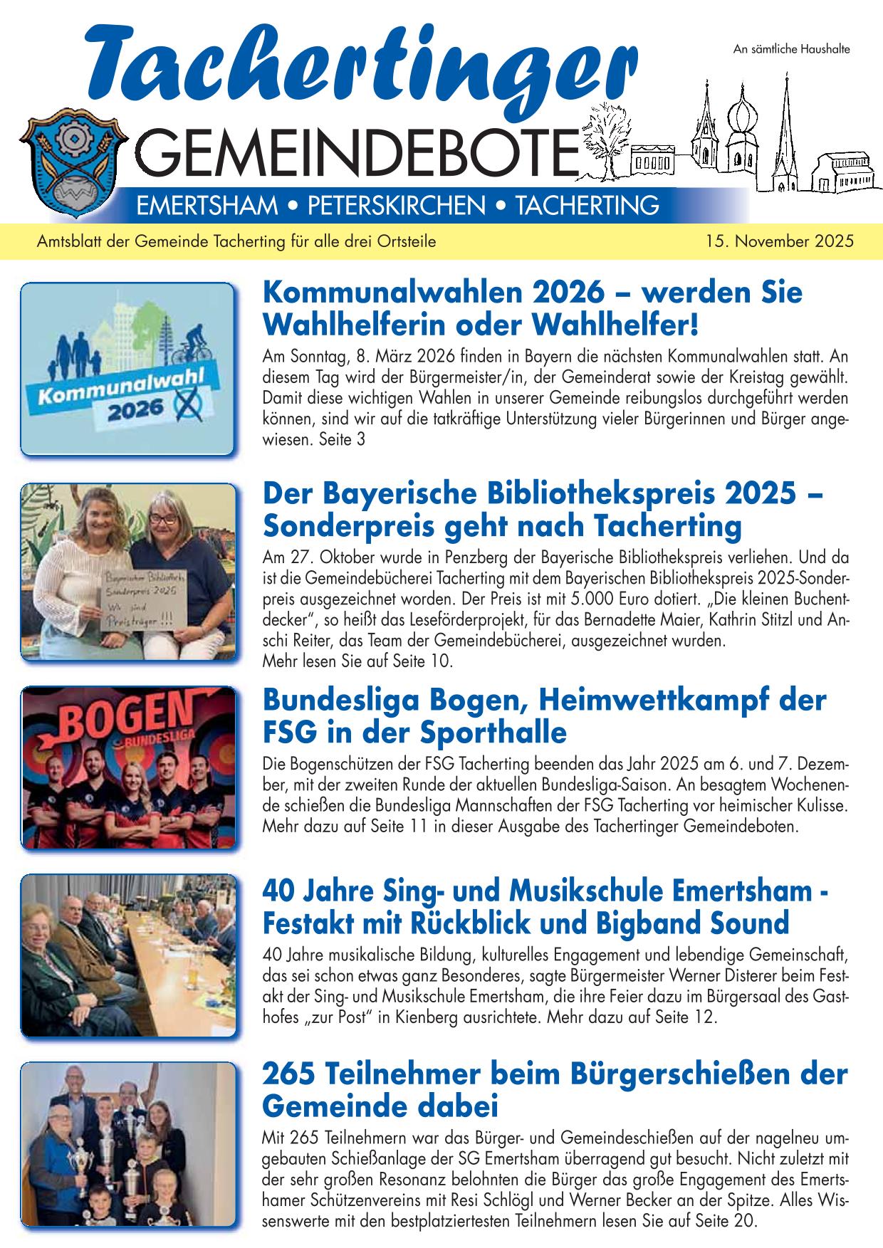 Gemeindebote November 2025