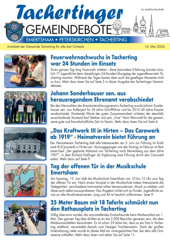 Gemeindebote Mai 2026